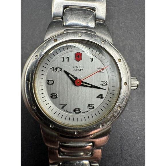 VICTORINOX Swiss Army White Dial Stainless Steel Watch 100M WR 020245935 main image 4